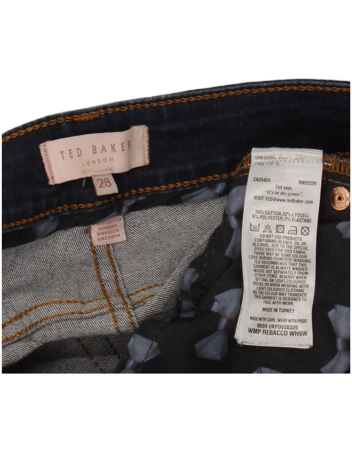 Jeans skinny da donna TED BAKER W28 L27 cotone blu navy