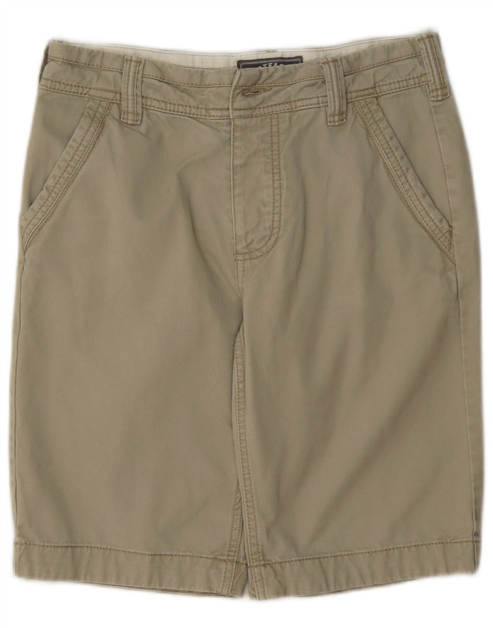 Pantaloncini chino da uomo Fat Face W28 cotone kaki medio