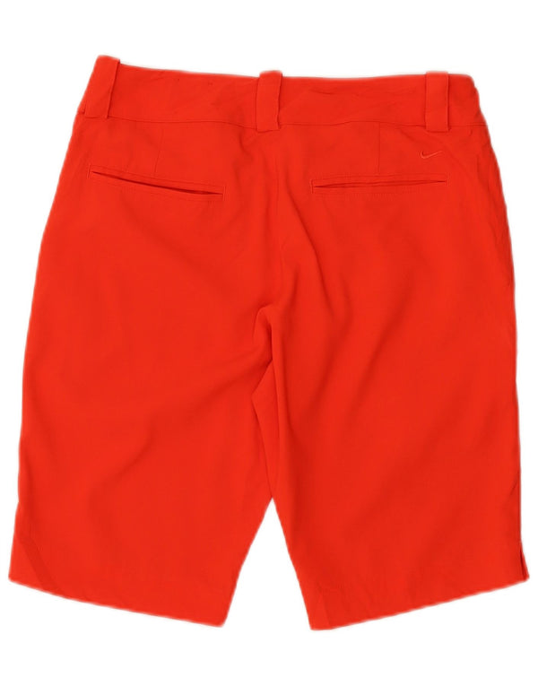 Pantaloncini chino Nike Dri Fit da donna UK 8 Small W27 poliestere rosso