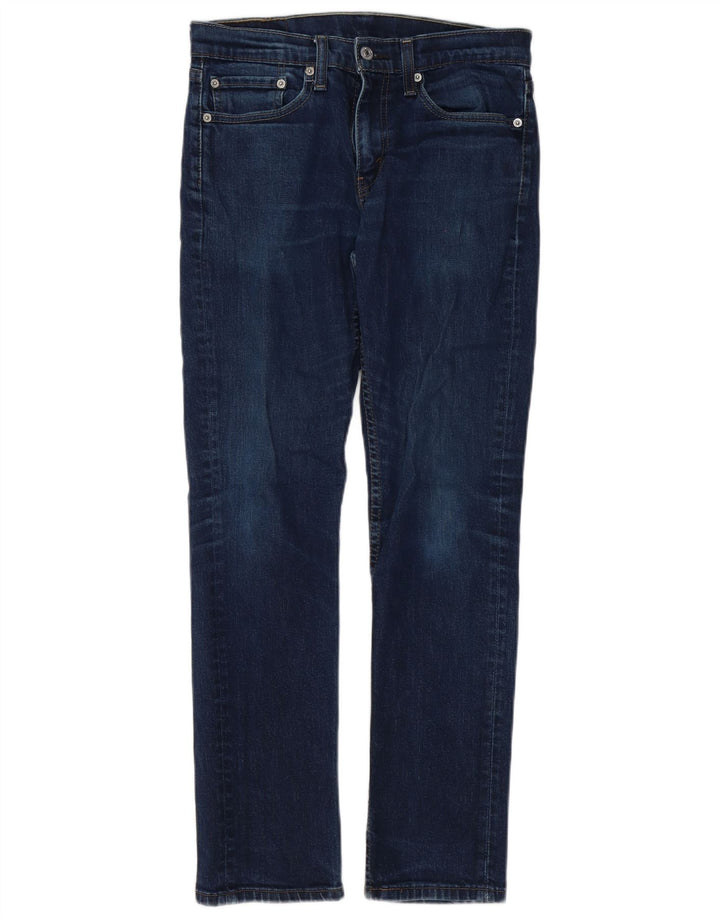 Levi's Uomo 511 Slim Jeans W31 L30 Blu Navy Cotone