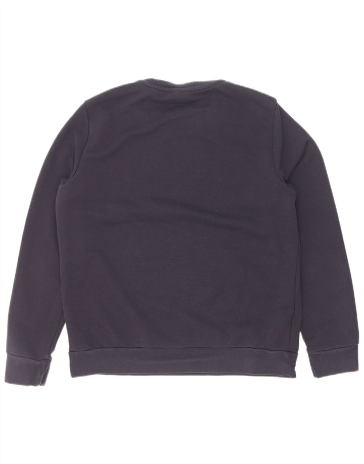 Felpa grafica da donna Adidas Jumper UK 14 Medium Navy Blue