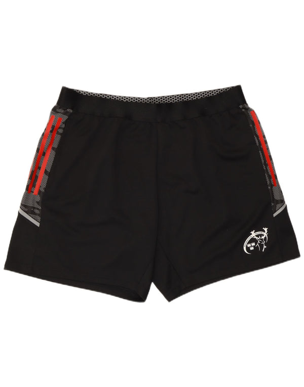 Pantaloncini sportivi da uomo Adidas Munster Rugby Graphic 2XL neri geometrici