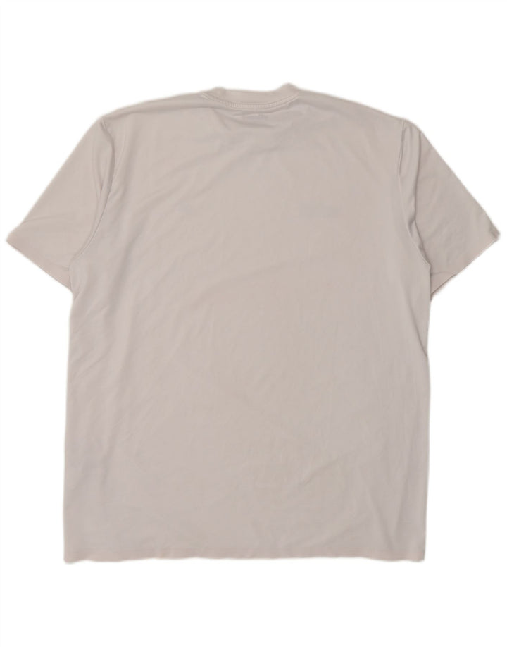 T-shirt da uomo Ellesse Top grande in poliestere bianco