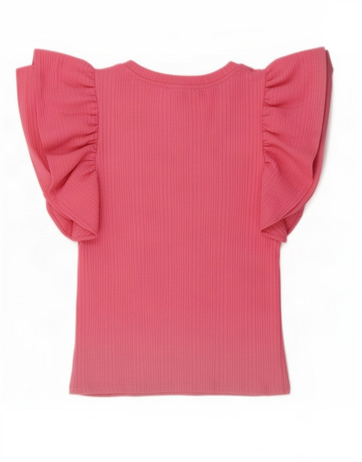 Camicetta da donna Zara Top UK 10 piccola rosa poliestere
