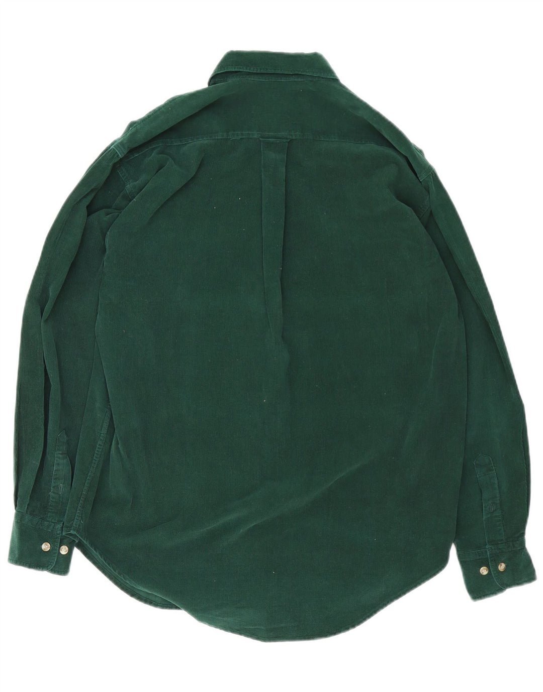 Camicia da uomo in velluto a coste Balloon, cotone verde medio