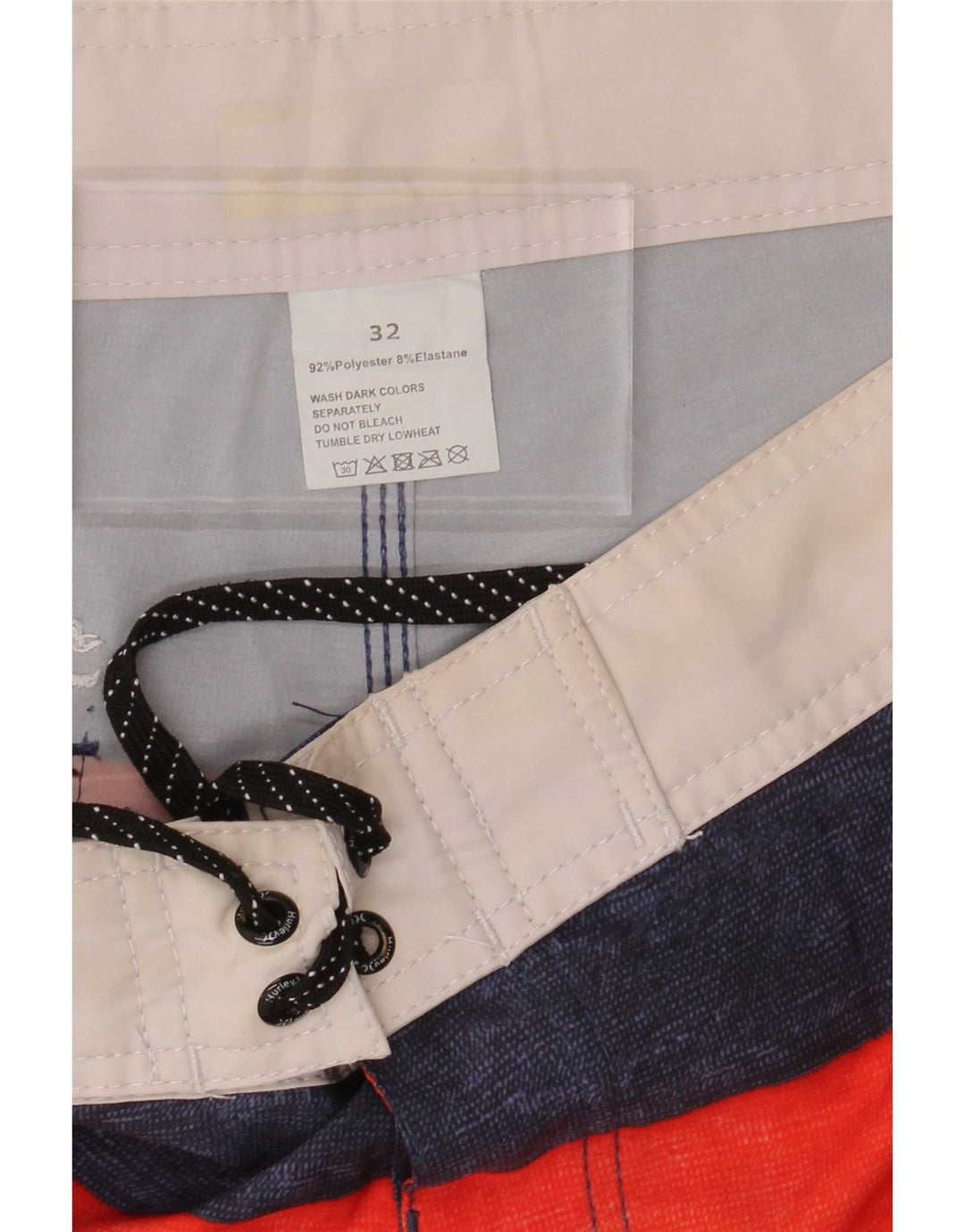 Pantaloncini da bagno da uomo Hurley medi W32 Poliestere color block grigio