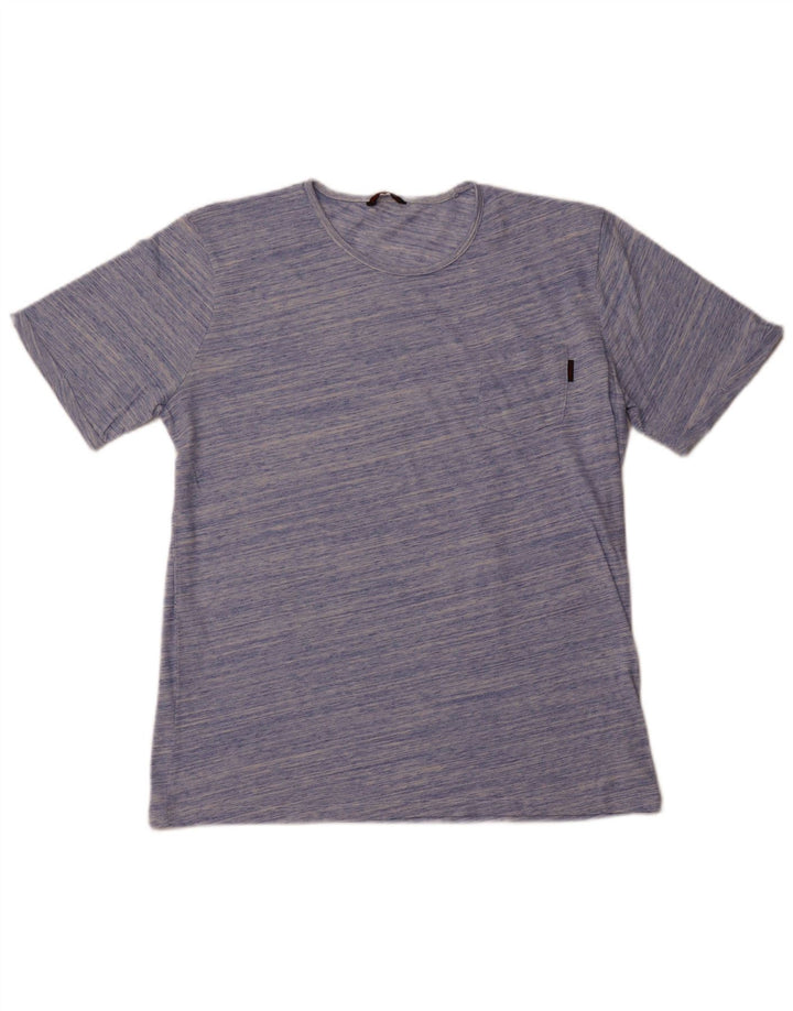 CARRERA T-shirt da uomo Top XL in cotone screziato blu