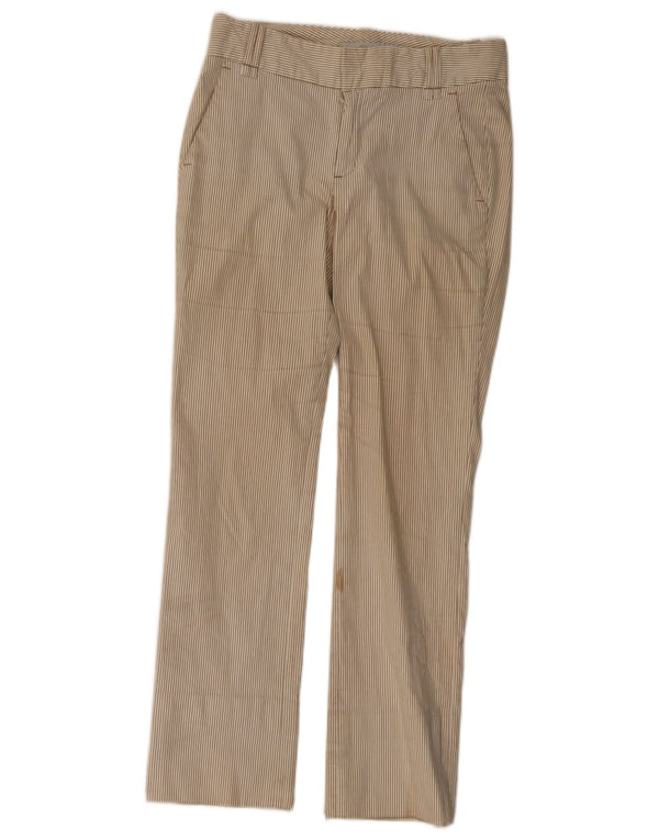Pantaloni chino slim da donna Zara EU 36 XS W26 L29 Gessato beige