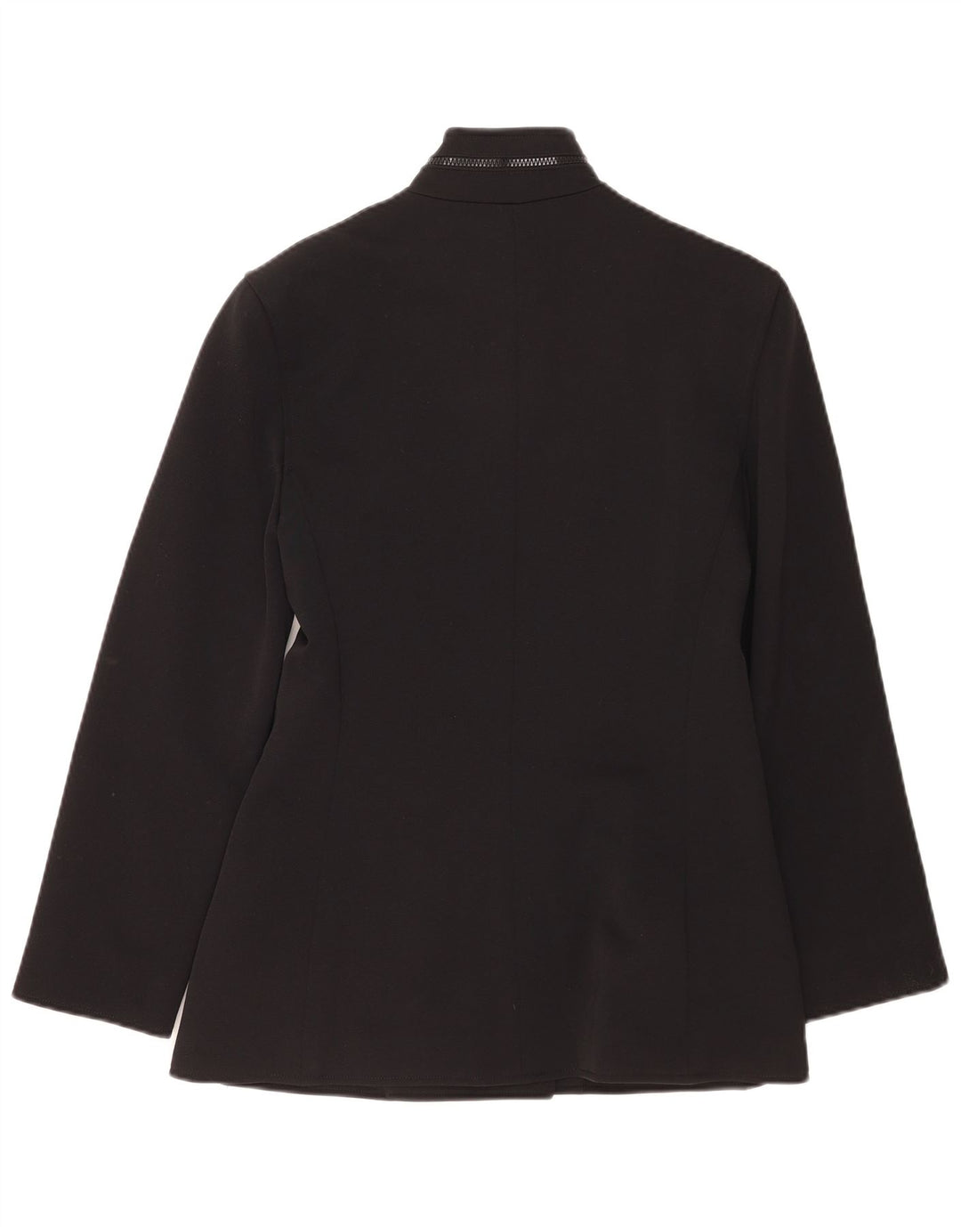 Cappotto Doppiopetto Donna Genny IT 42 Medio Nero Poliammide