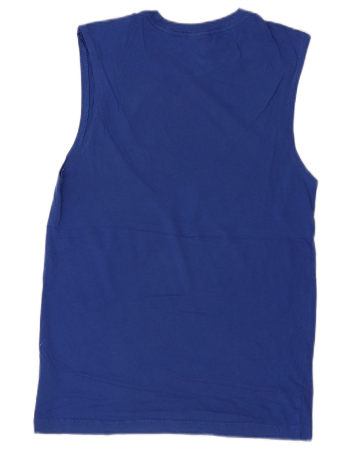 Canotta grafica Nike da uomo XS in cotone blu