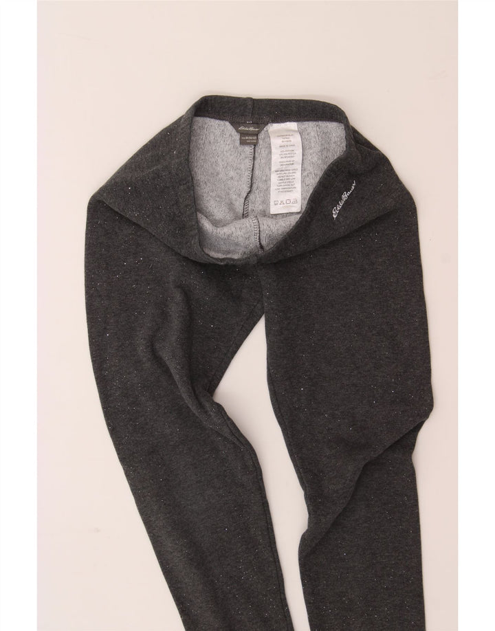 EDDIE BAUER Girls Leggings 10-11 Years Medium Grey Spotted Cotton Vintage Eddie Bauer and Second-Hand Eddie Bauer from Messina Hembry 
