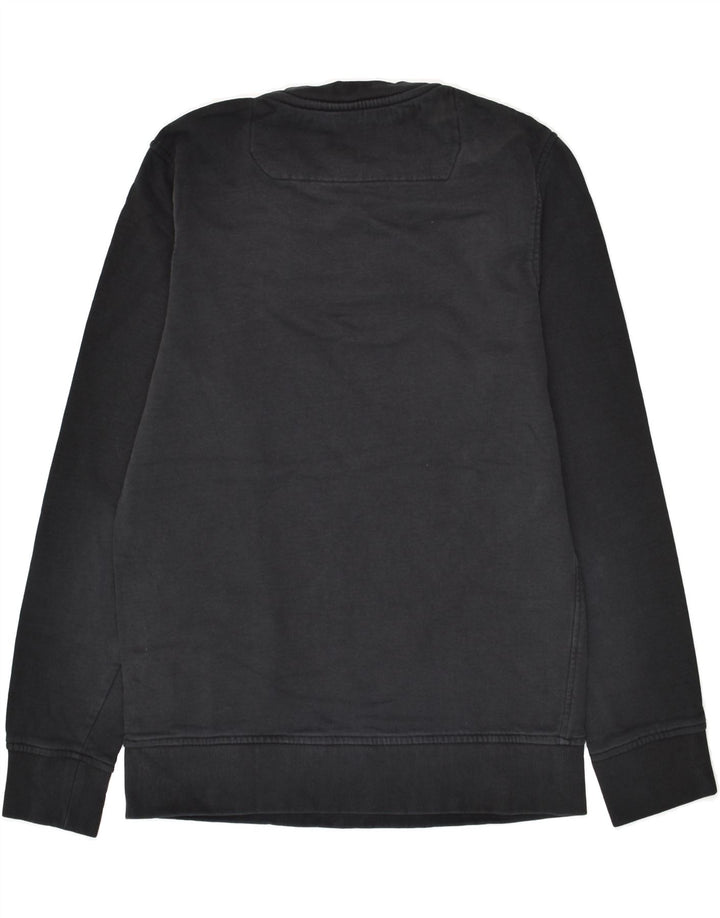 JACK & JONES Mens Core Graphic Sweatshirt Jumper Small Black Cotton | Vintage Jack & Jones | Thrift | Second-Hand Jack & Jones | Used Clothing | Messina Hembry 