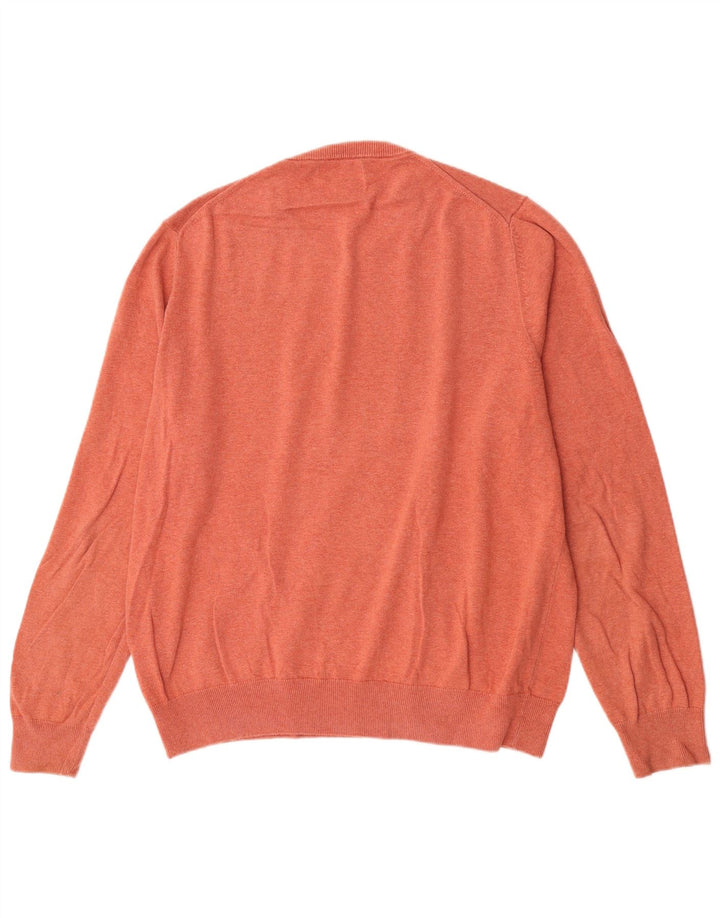 Maglione maglione girocollo da uomo Marks & Spencer XL cotone arancione