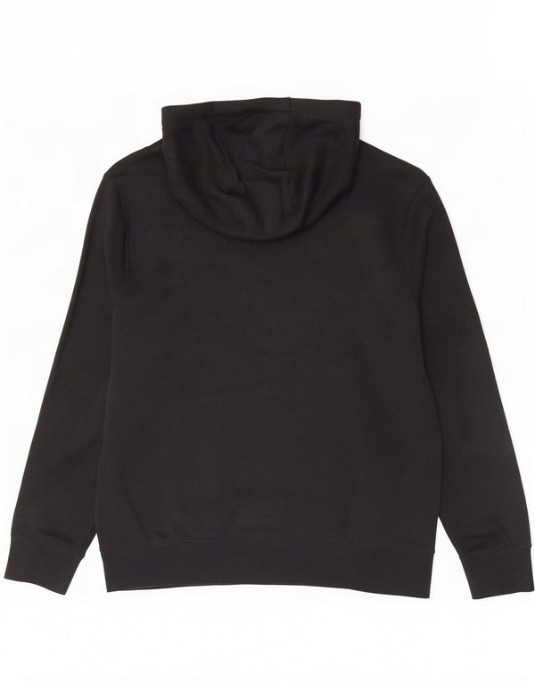 Felpa con cappuccio grafica Nike Liverpool da uomo, grande, in cotone nero