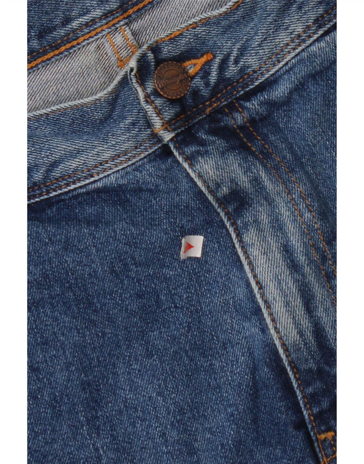 Jeans dritti da uomo Wrangler Texas W38 L30 cotone blu