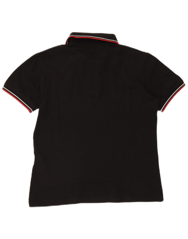 Polo da uomo Fred Perry piccola in cotone a righe nere