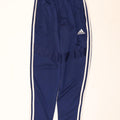 Pantaloni da tuta da uomo Adidas Small in poliestere blu navy