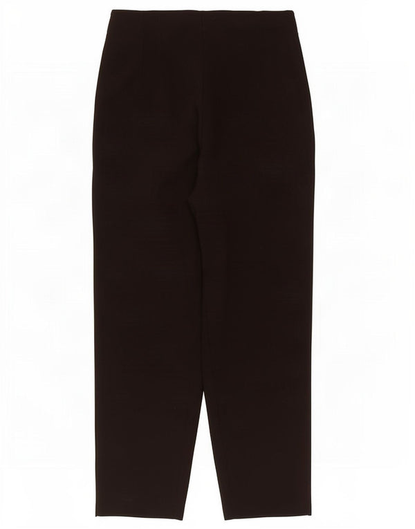 Pantaloni casual affusolati da donna Zara grandi W30 L26 poliestere nero
