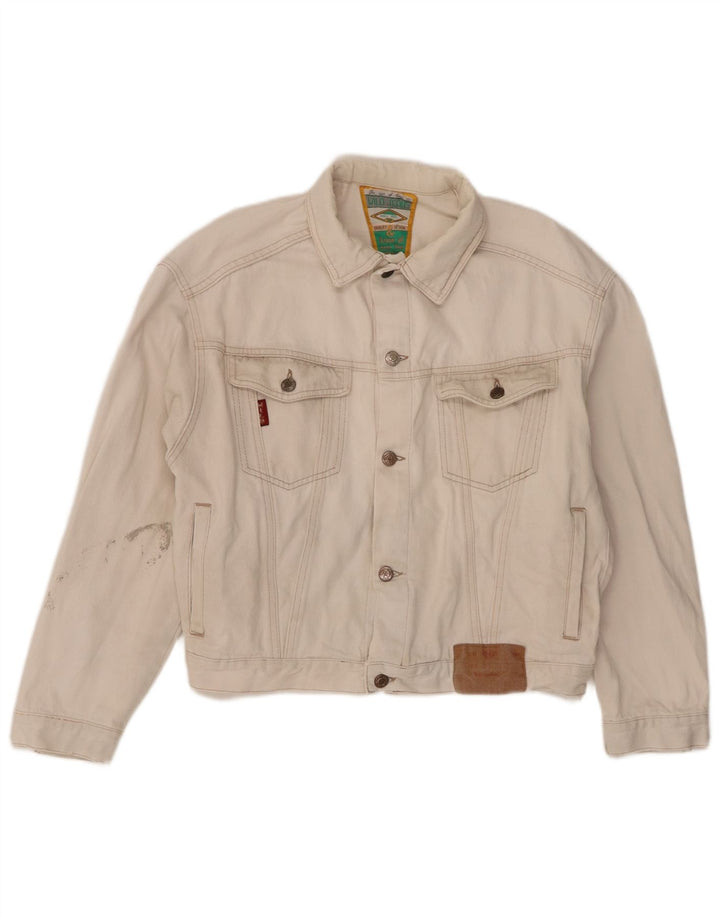 Giacca di jeans da uomo Wild Jeans UK 38 Beige medio