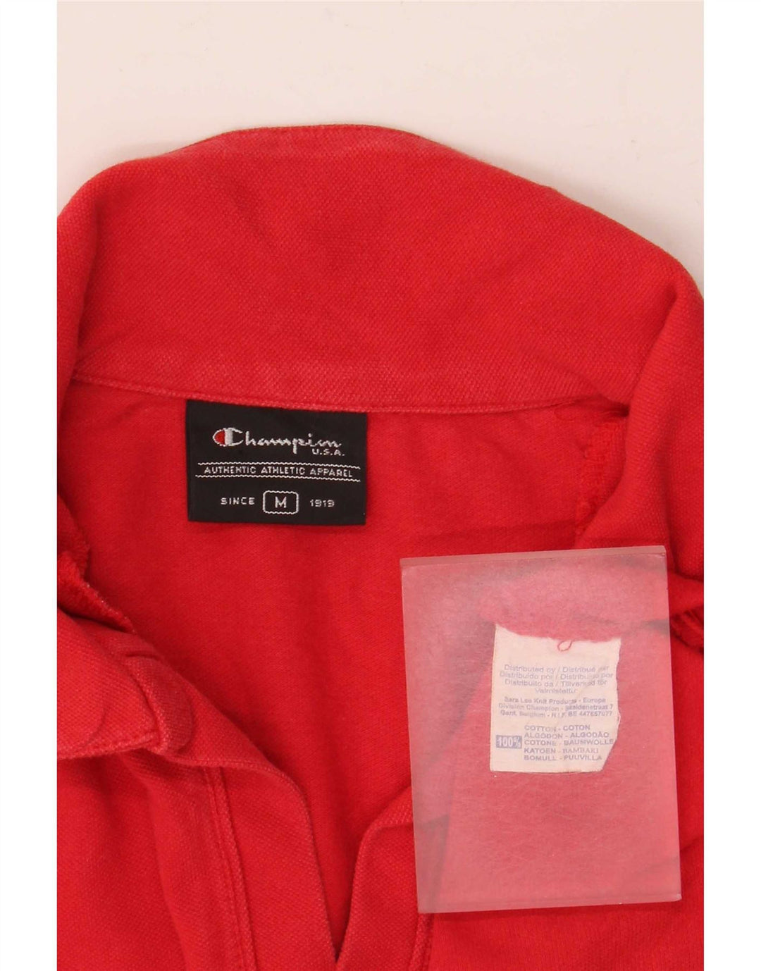Polo corta da donna Champion UK 14 cotone rosso medio