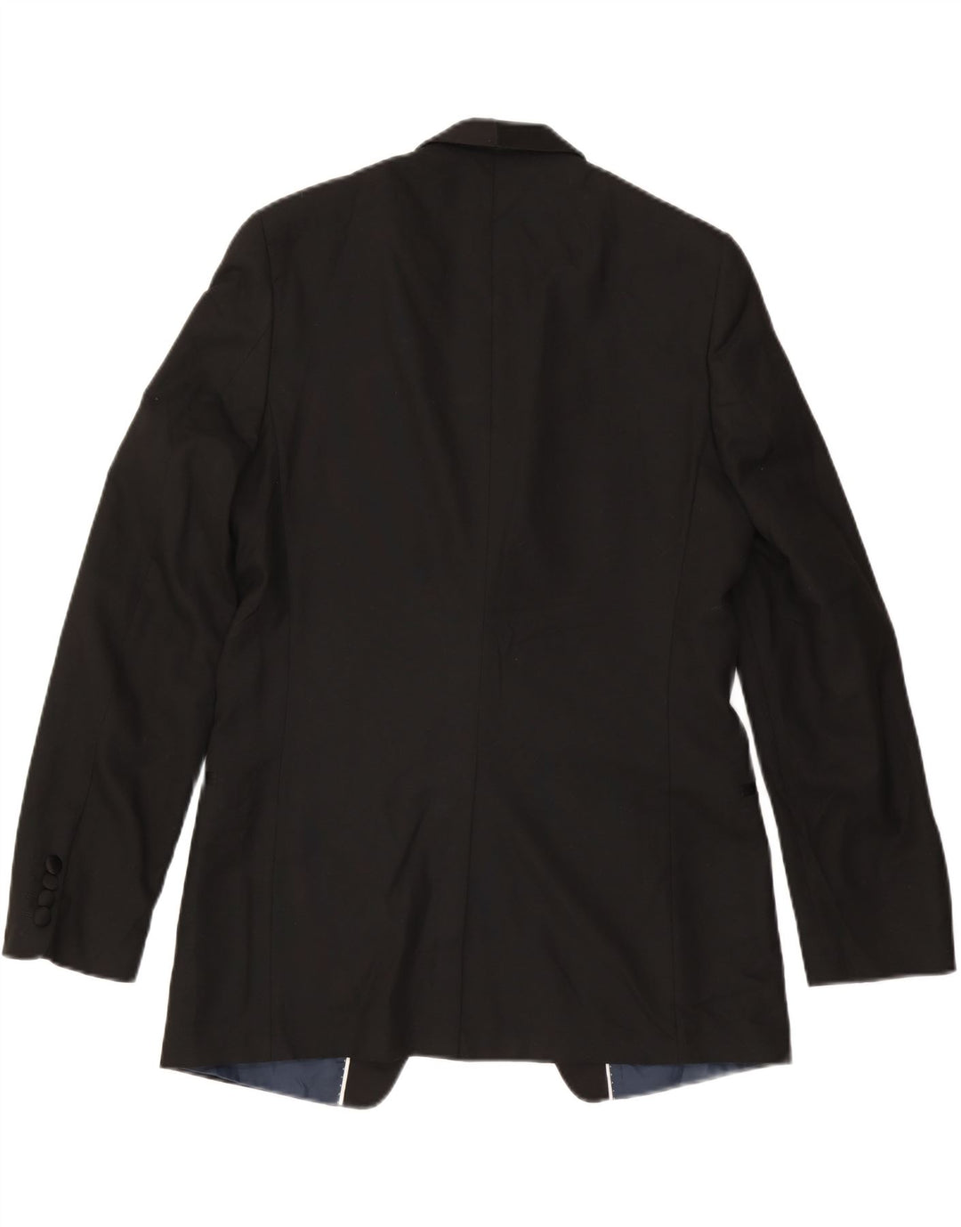 Giacca blazer slim fit da uomo Marks & Spencer a 1 bottone UK 40 media nera