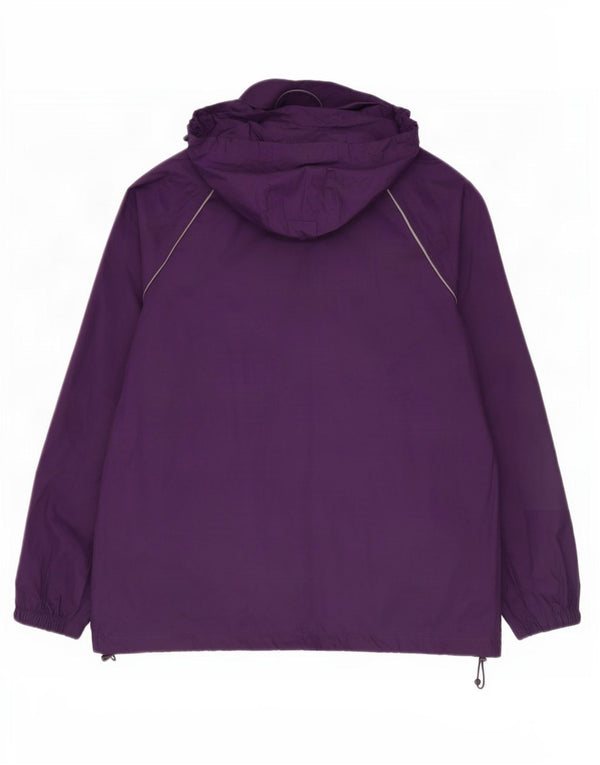 Giacca antipioggia con cappuccio da donna Mountain Warehouse UK 14 Large Viola Nylon