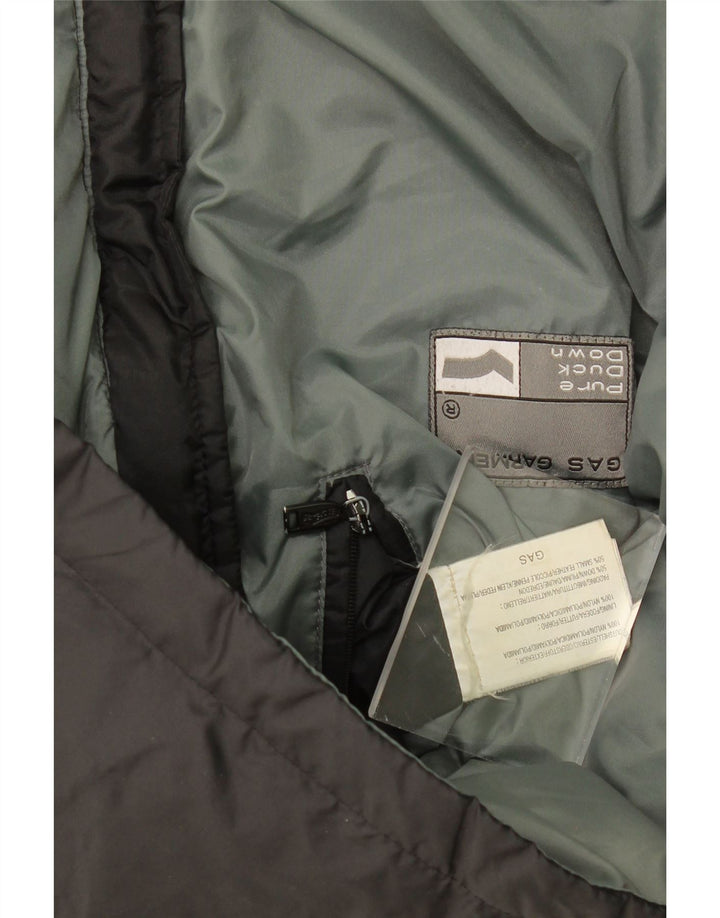 Gilet imbottito da uomo Gas UK 40 Large Nero in poliammide