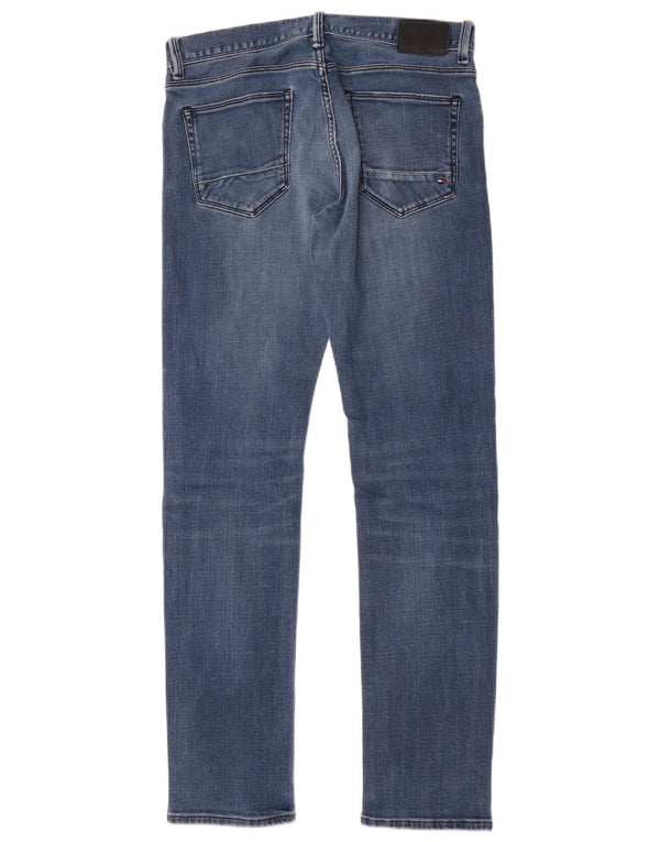 Jeans dritti Denton da uomo Tommy Hilfiger W31 L32 cotone blu