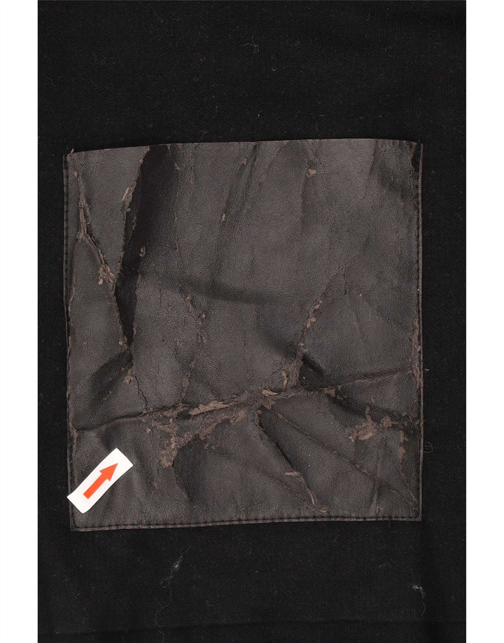 Maglione Zara da donna con scollo a V UK 10 piccolo in viscosa nera