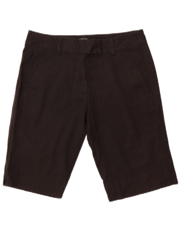 Pantaloncini Bermuda Adidas da donna US 8 Medium W32 cotone nero