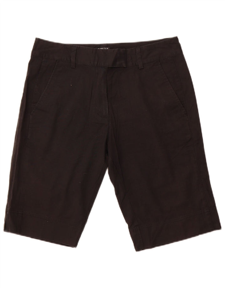 Pantaloncini Bermuda Adidas da donna US 8 Medium W32 cotone nero