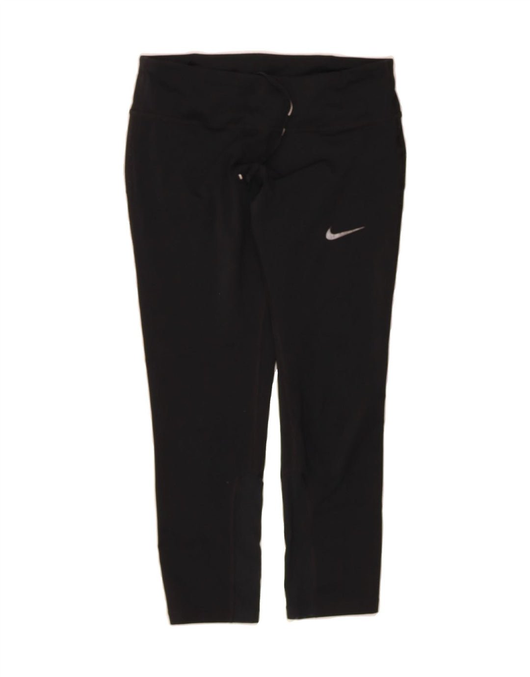 NIKE Womens Dri Fit Capri Leggings UK 10 Small  Black Polyester Vintage Nike and Second-Hand Nike from Messina Hembry 