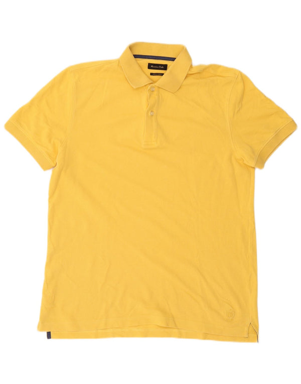 Polo da uomo Massimo Dutti grande gialla