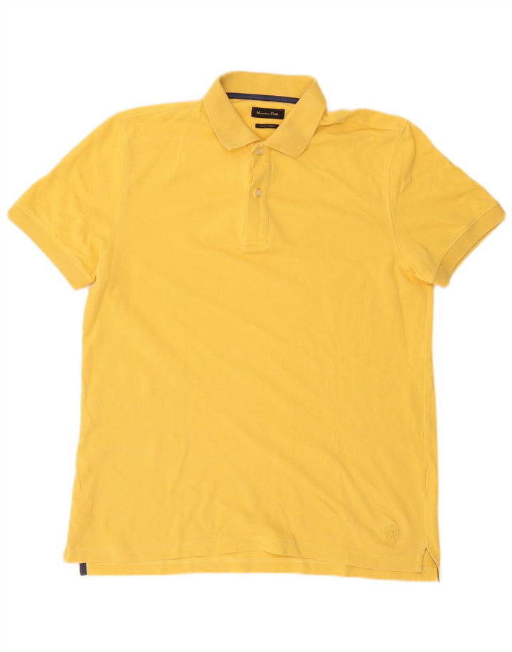 Polo da uomo Massimo Dutti grande gialla