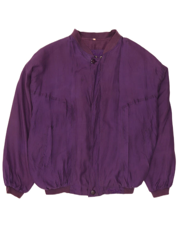 Giacca bomber da uomo Pierre Cardin UK 42XL Viola