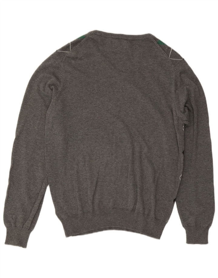 Maglione da uomo con scollo a V blu Harbour Marks & Spencer grigio medio
