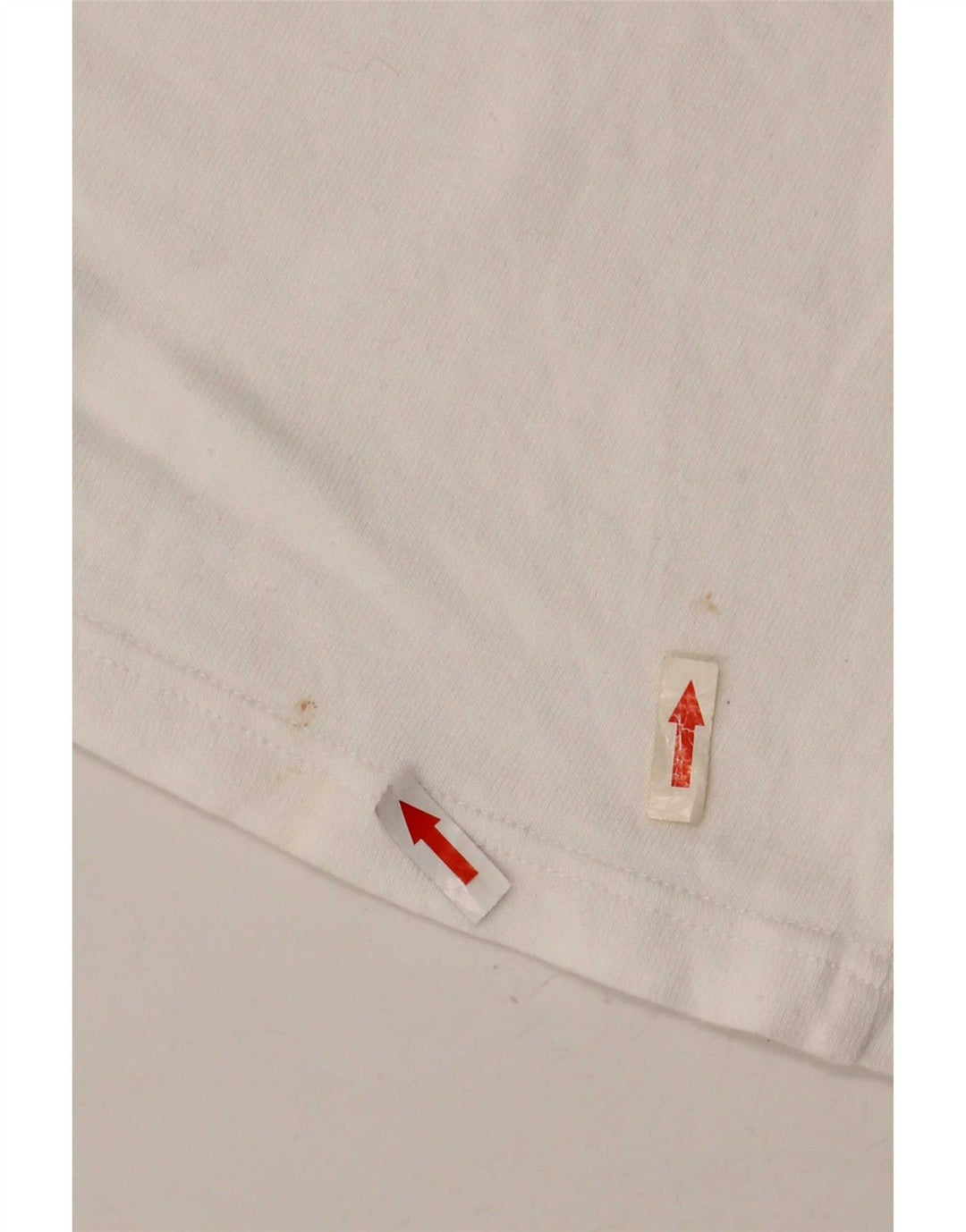 T-shirt grafica da uomo Vans Top in cotone color block bianco medio