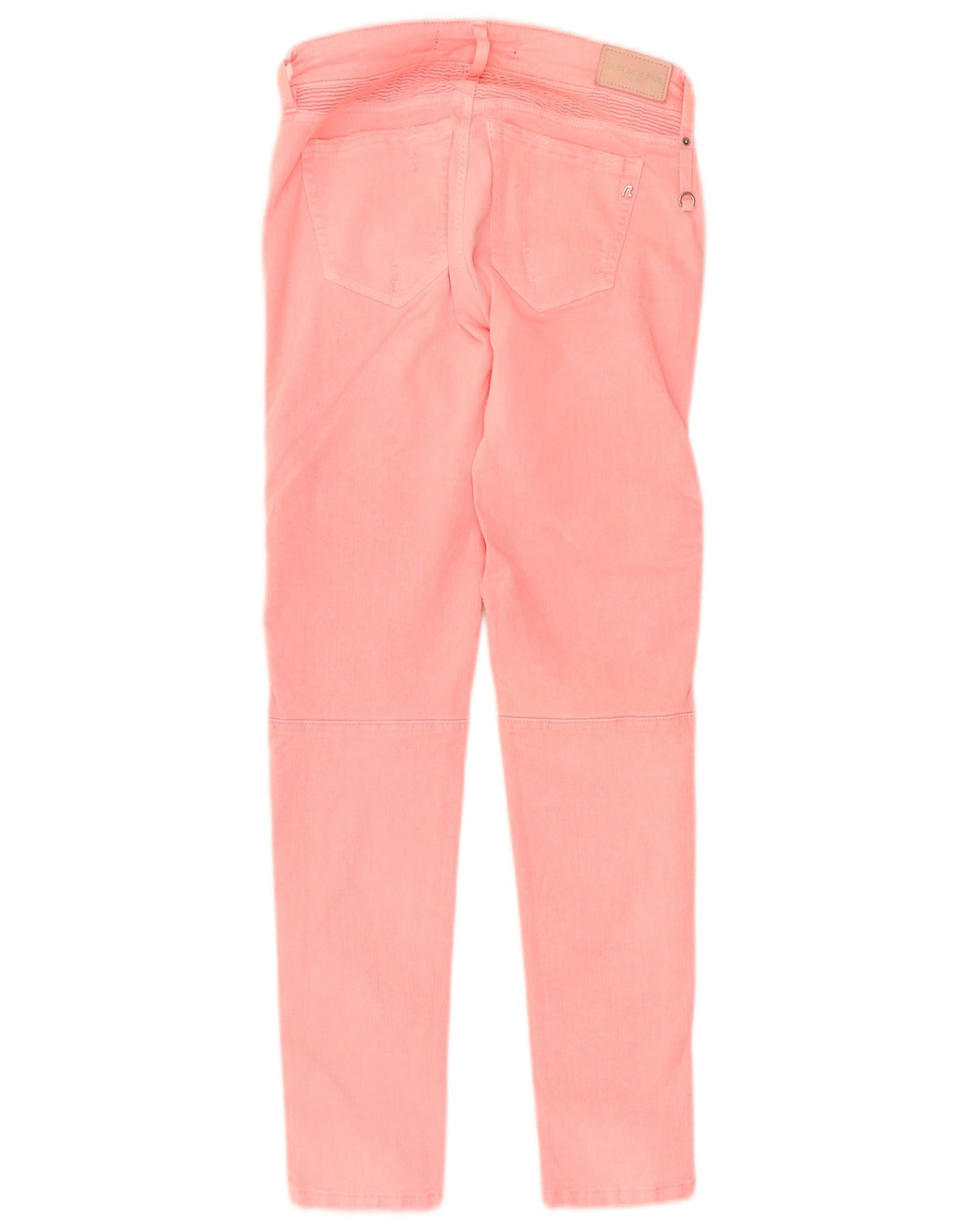 REPLAY Jeans skinny effetto invecchiato da donna W24 L28 cotone rosa