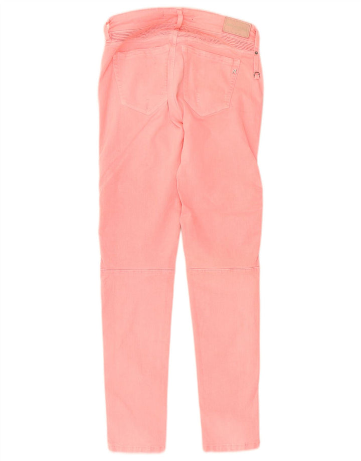 REPLAY Jeans skinny effetto invecchiato da donna W24 L28 cotone rosa