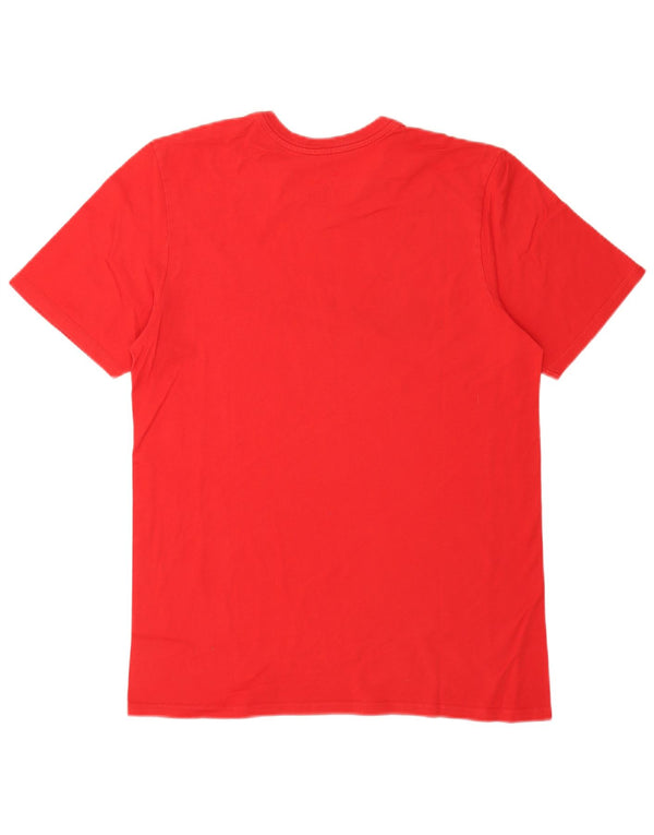 T-shirt grafica Nike da uomo con taglio atletico, colore rosso medio