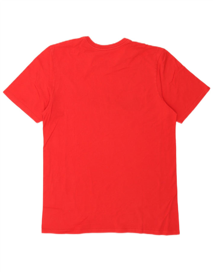 T-shirt grafica Nike da uomo con taglio atletico, colore rosso medio