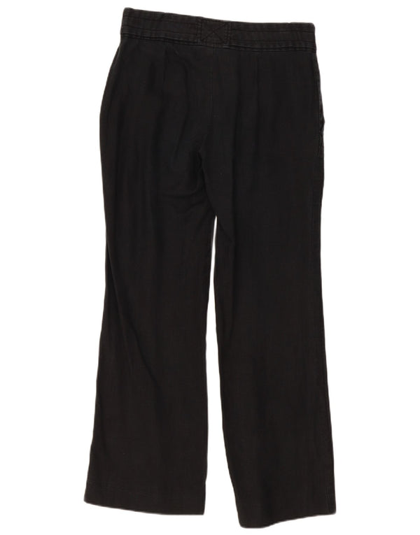 Pantaloni casual Bootcut da donna Zara piccoli W26 L30 neri