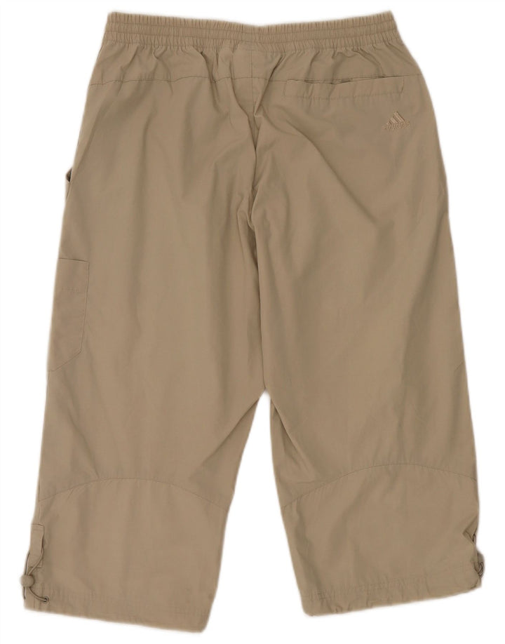 Pantaloni da tuta Adidas Cargo Capri da uomo piccoli in poliestere beige