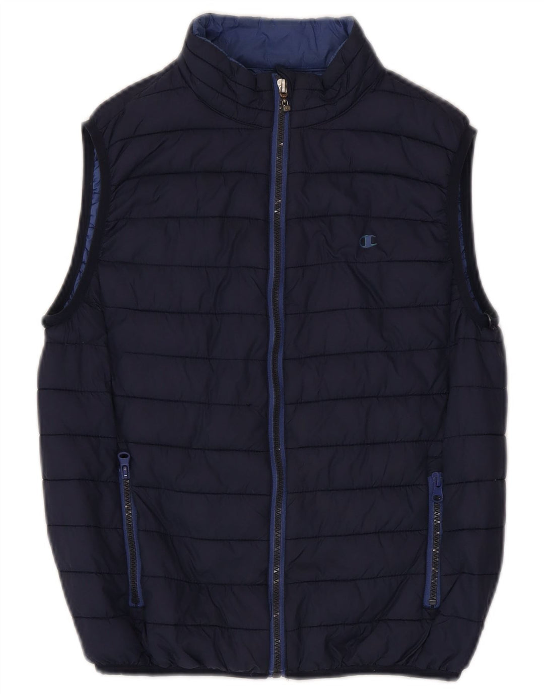 Gilet imbottito Champion per ragazzi 9-10 anni medio blu navy in poliammide