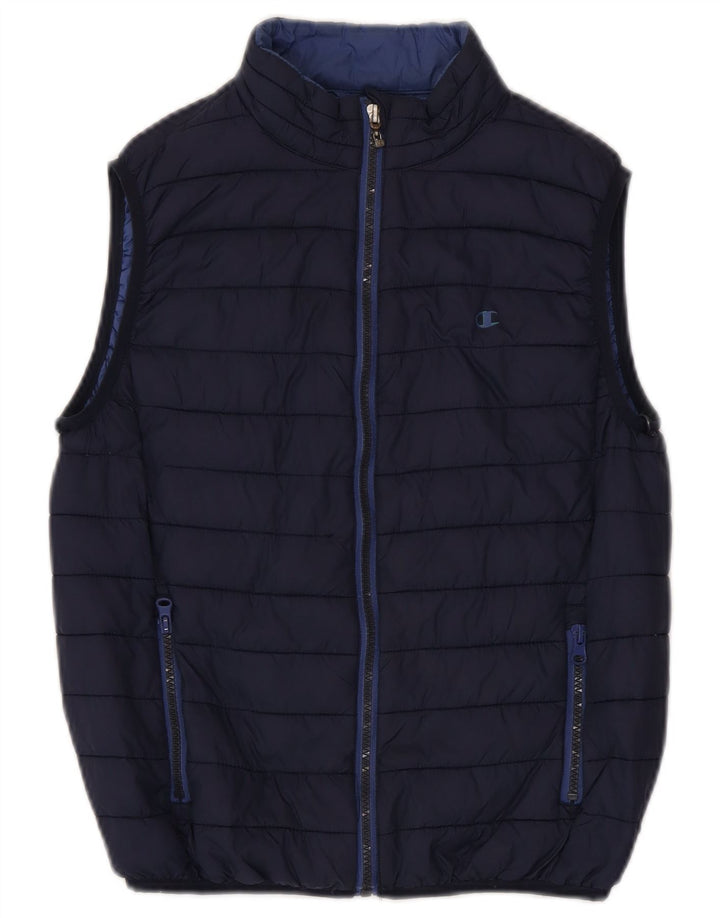 Gilet imbottito Champion per ragazzi 9-10 anni medio blu navy in poliammide