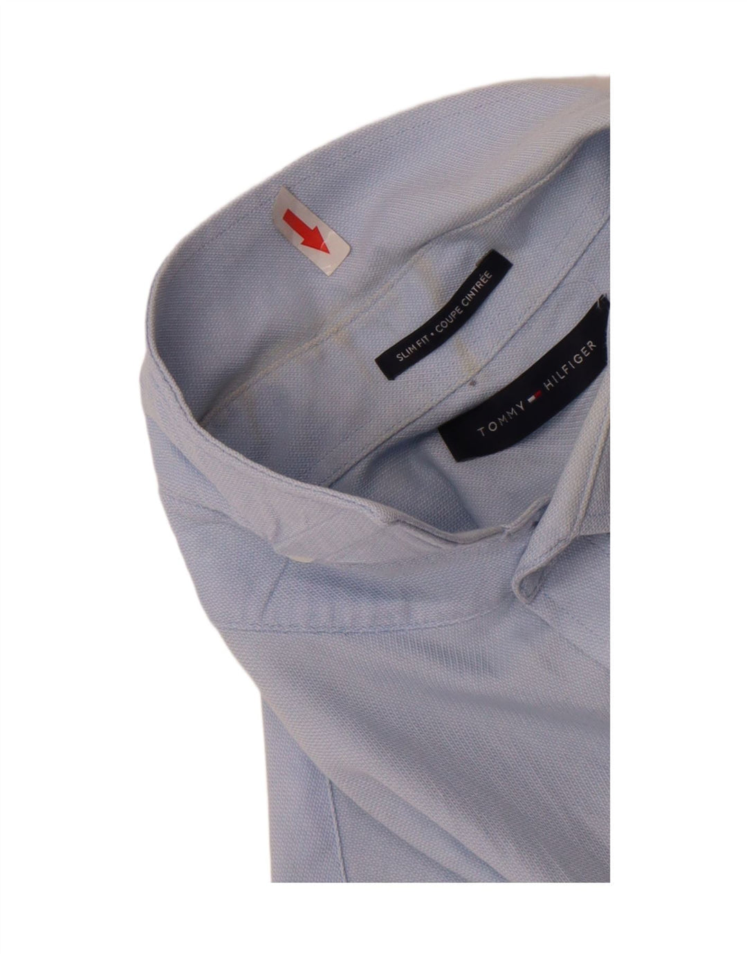Camicia slim fit da uomo Tommy Hilfiger taglia 16 1/2 grande blu