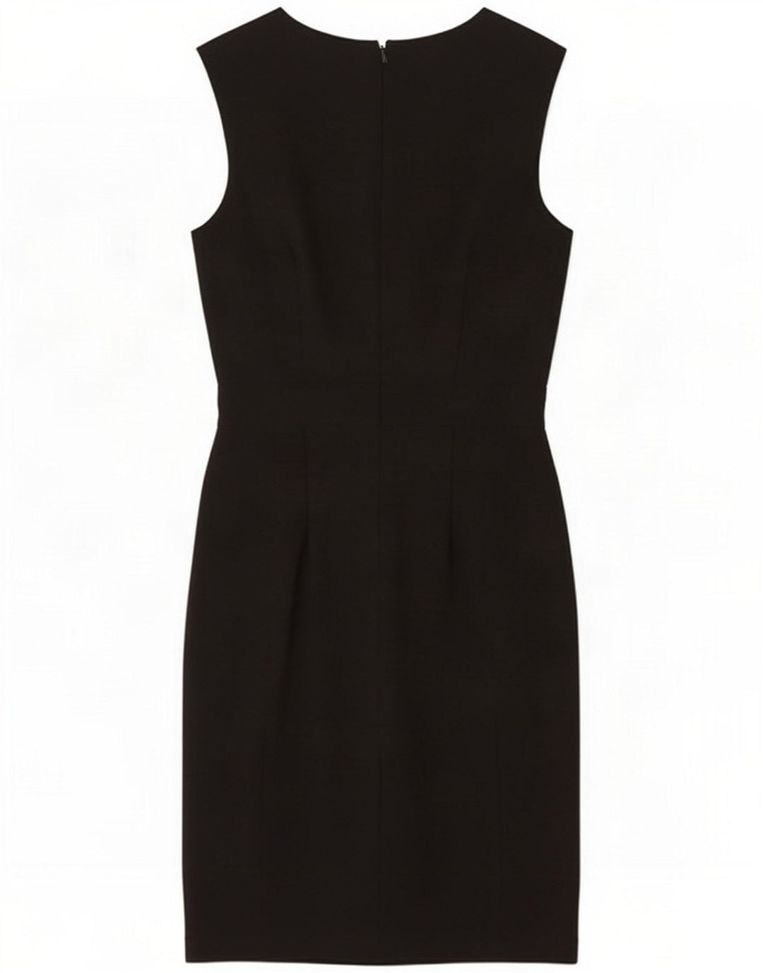 Warehouse Abito tubino senza maniche da donna UK 10 piccolo poliestere nero
