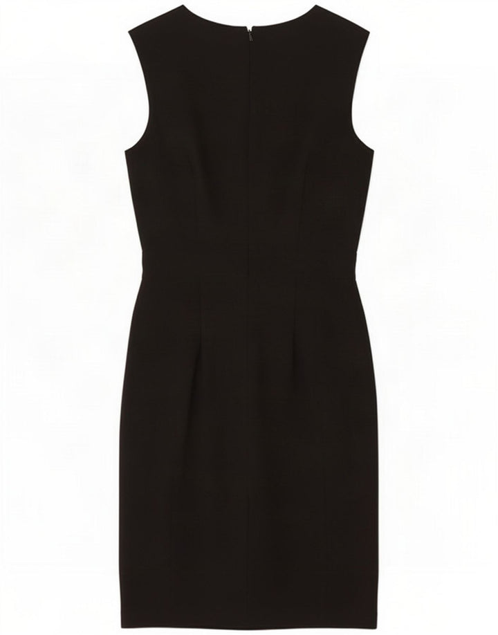 Warehouse Abito tubino senza maniche da donna UK 10 piccolo poliestere nero