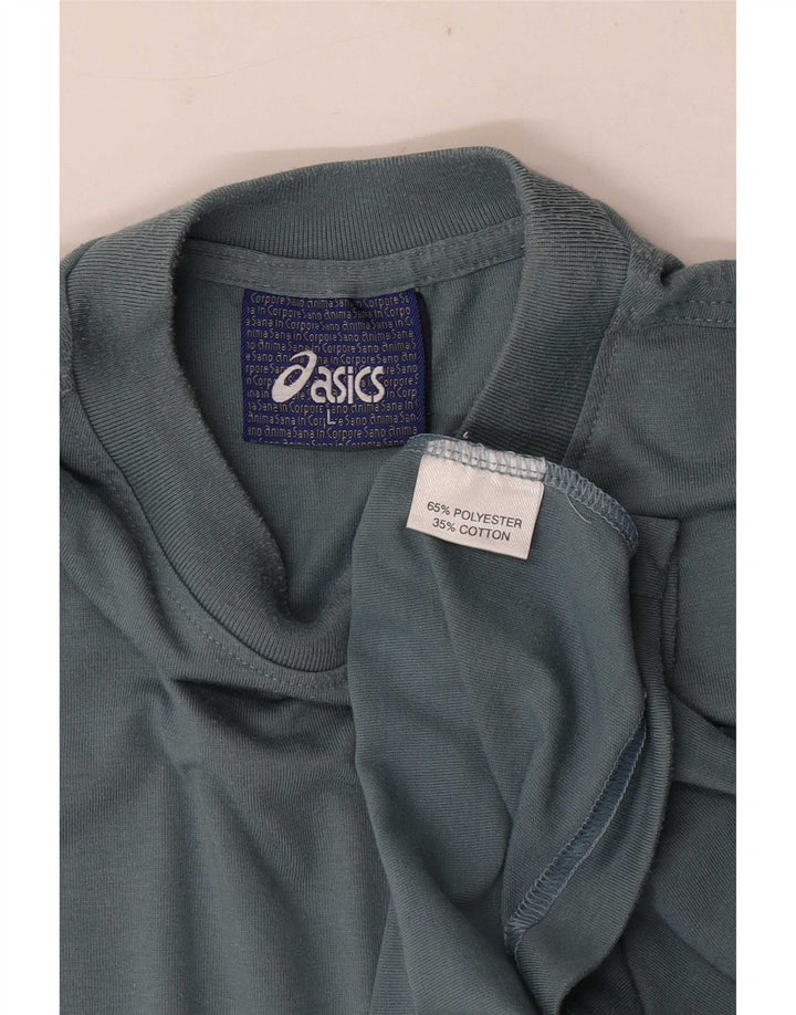 T-shirt da uomo Asics Top grande blu in poliestere