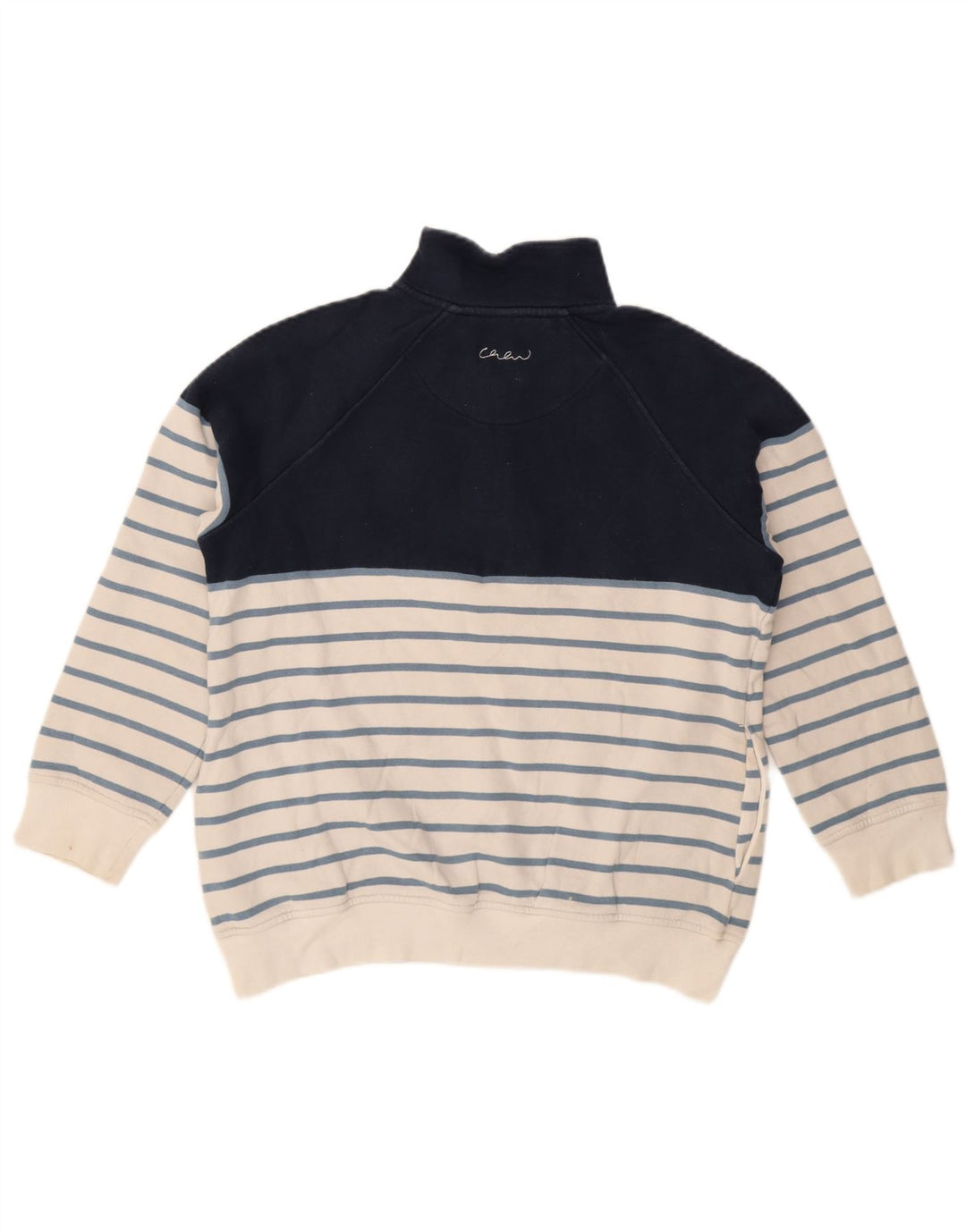 Crew Clothing Felpa da donna Maglione UK 12 Medium Navy Blue Striped